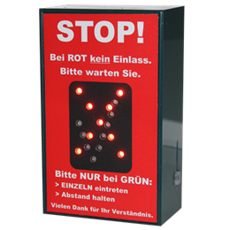 Kundenampel, Ampel für Eingangstür